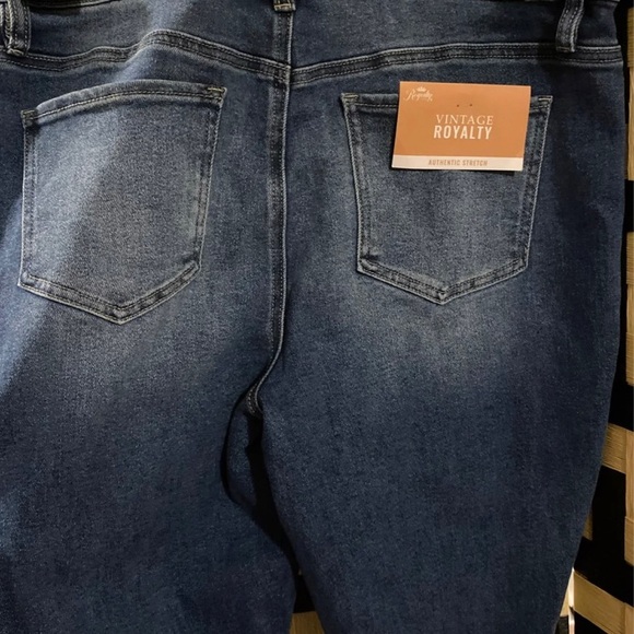 vintage royalty jeans size 16 High Rise Skinny - Picture 5 of 5